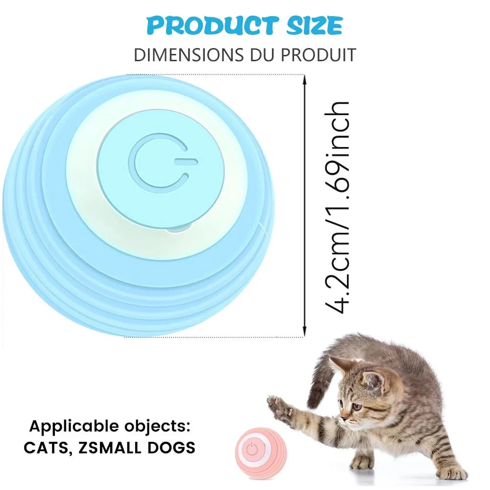 Automatic Electric Rolling Ball Toy for Cats - Image 3