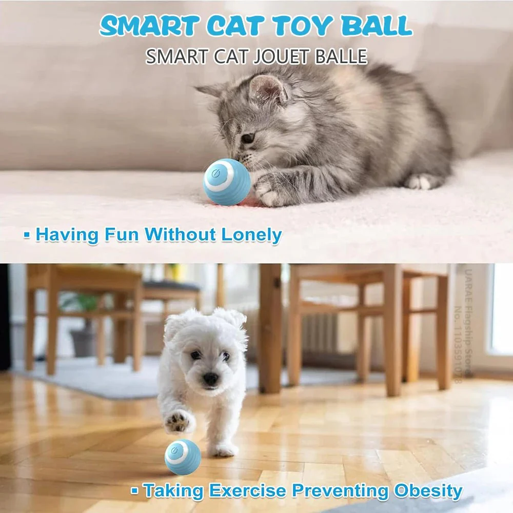 Automatic Electric Rolling Ball Toy for Cats - Image 4
