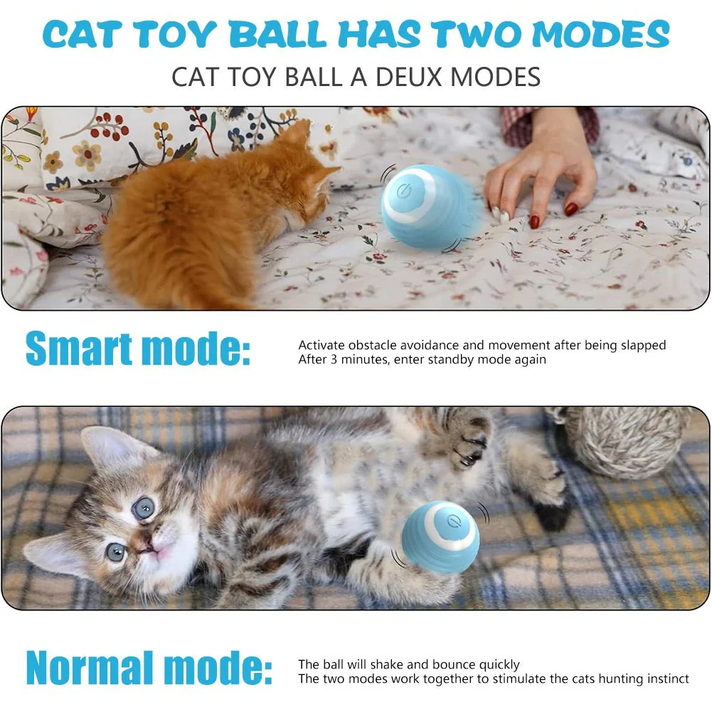 Automatic Electric Rolling Ball Toy for Cats - Image 5