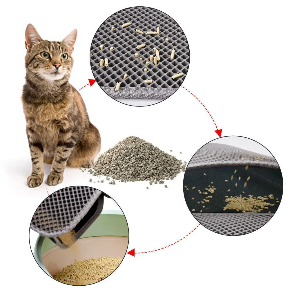 Best Absorbent & Easy-Clean Cat Litter Box Mat - Image 5