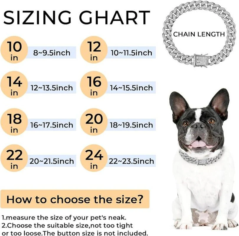 Best Adjustable Diamond & Rhinestone Pet Collar for Dogs & Cats - Image 3