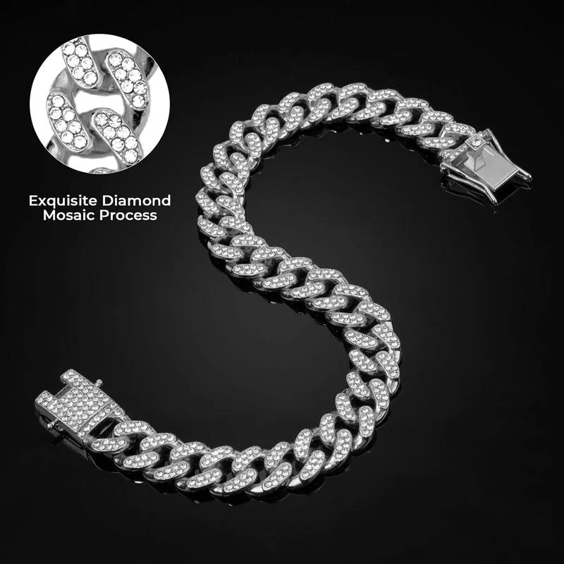 Best Adjustable Diamond & Rhinestone Pet Collar for Dogs & Cats - Image 4