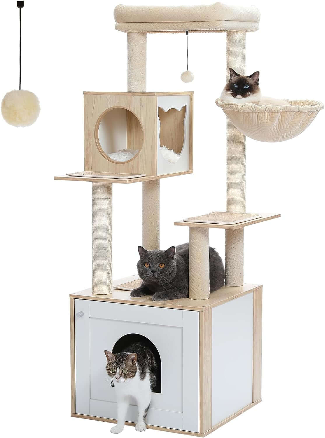 Best Affordable Multi-Cat Tree & Climbing Tower with Scratching Posts - Image 11