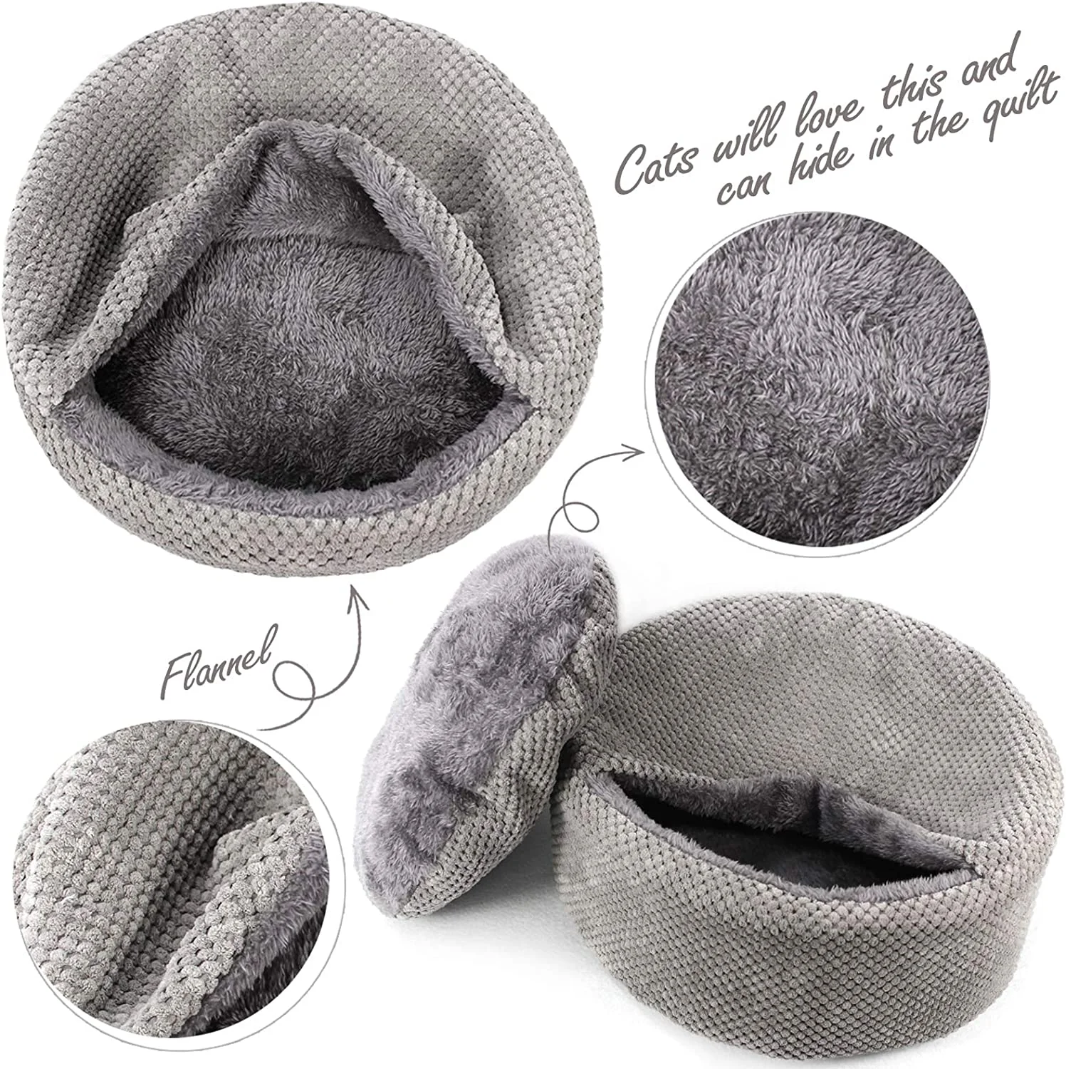 Best Affordable Washable Cozy Bed for Indoor Cats - Image 5
