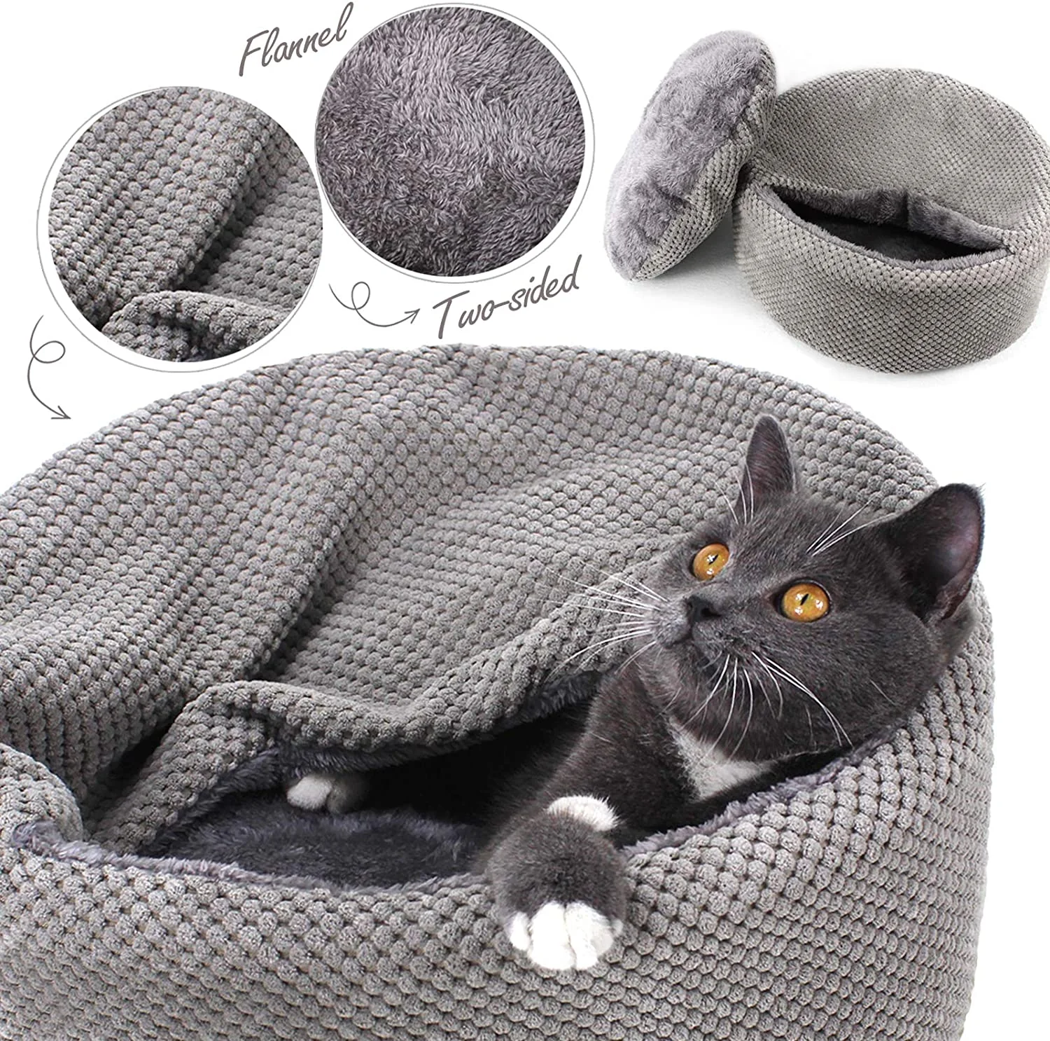 Best Affordable Washable Cozy Bed for Indoor Cats - Image 6