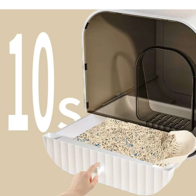 Best Anti-Odor Oversized Enclosed Cat Litter Box - Image 4