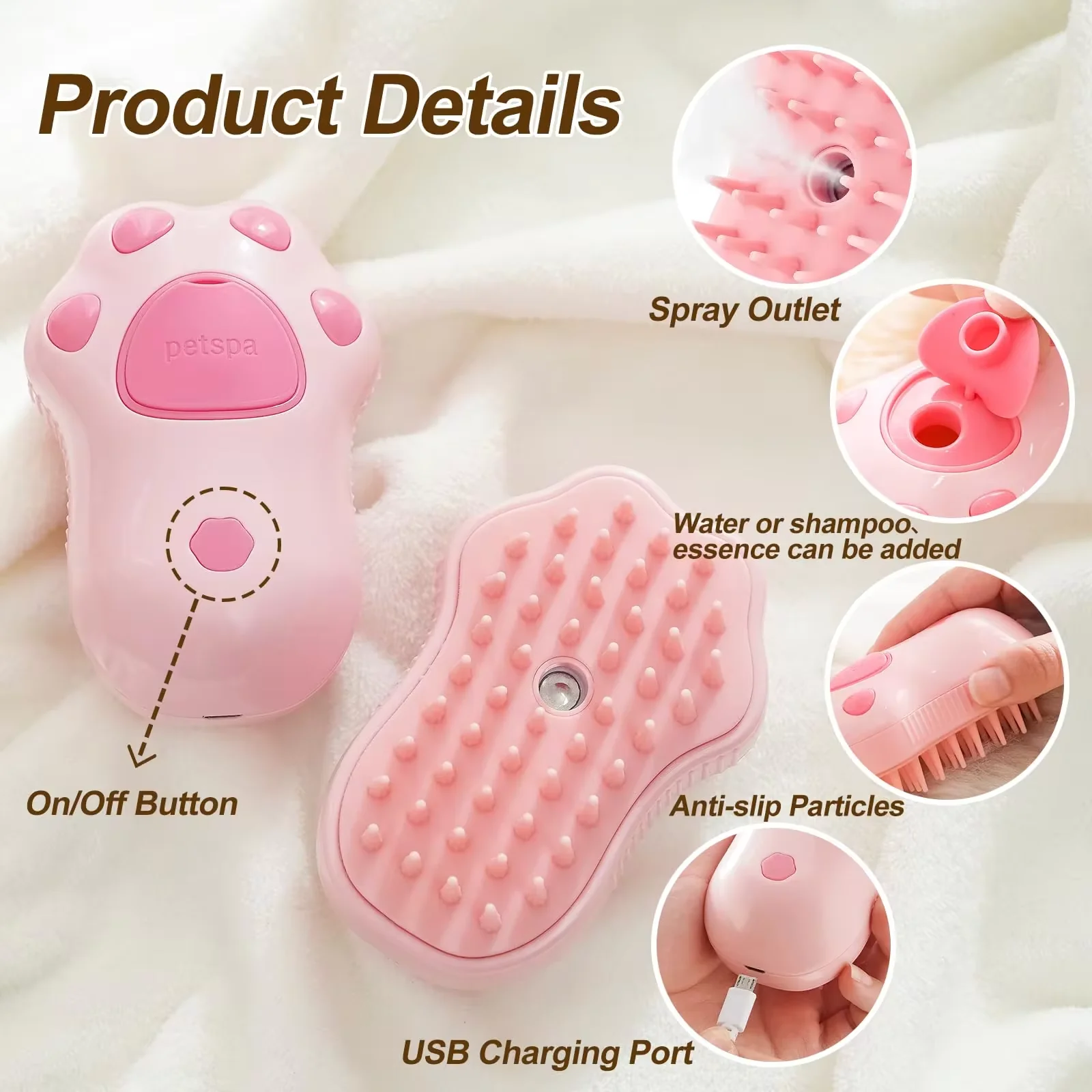 LoyalPaws Electric Steam Grooming Brush – Skip the Groomer & Save - Image 6