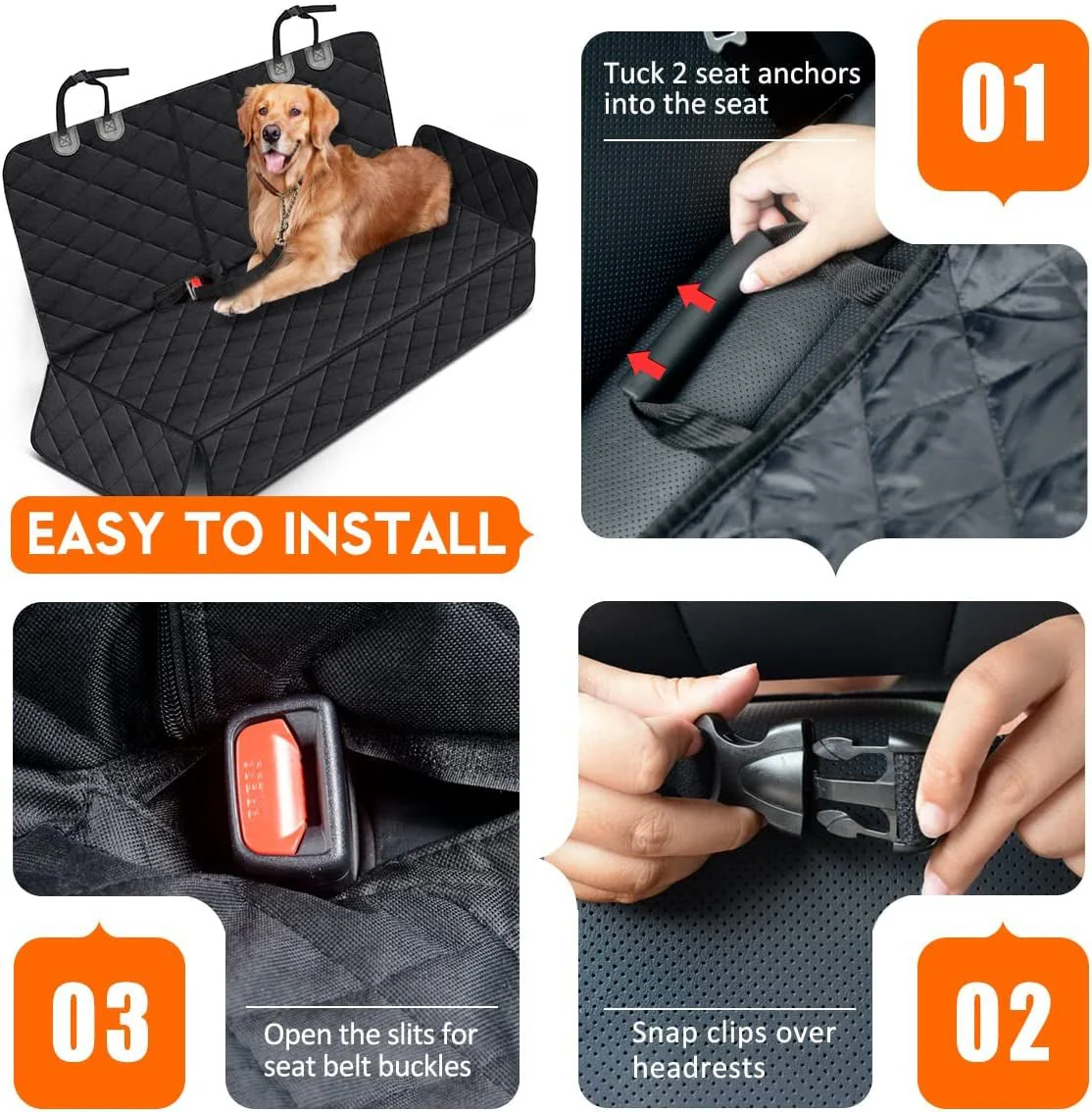 Best Waterproof Dog Car Seat Cover & Hammock for SUVs - Image 4