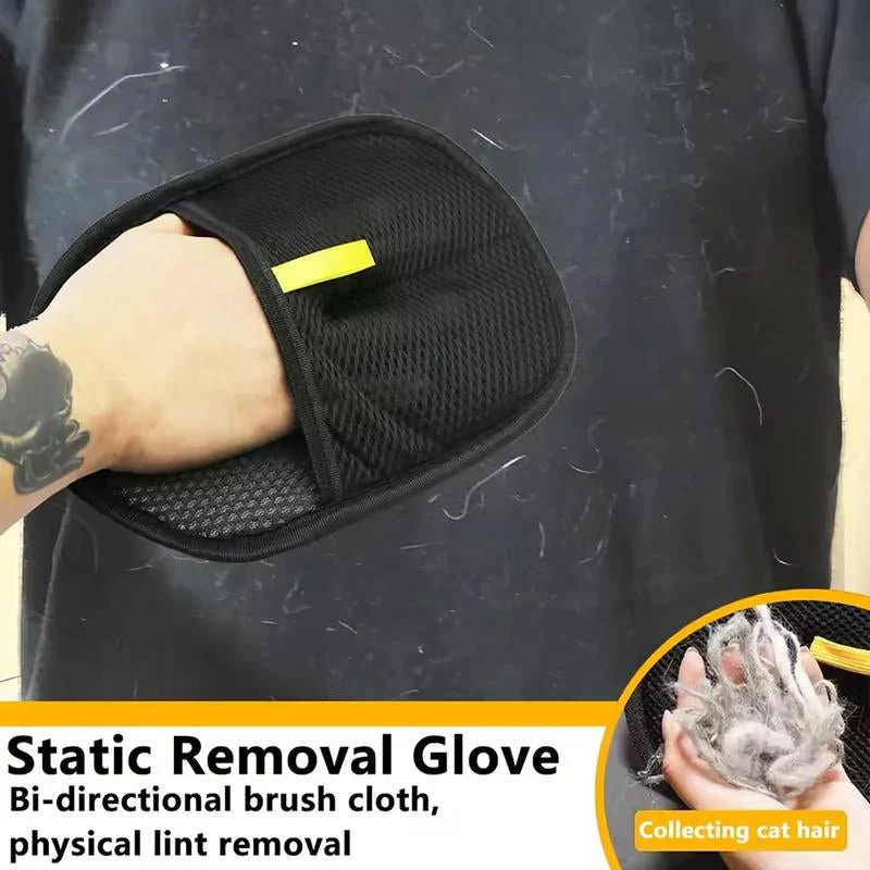 Gentle Pet Hair Remover Grooming Glove for Dogs & Cats - Image 3
