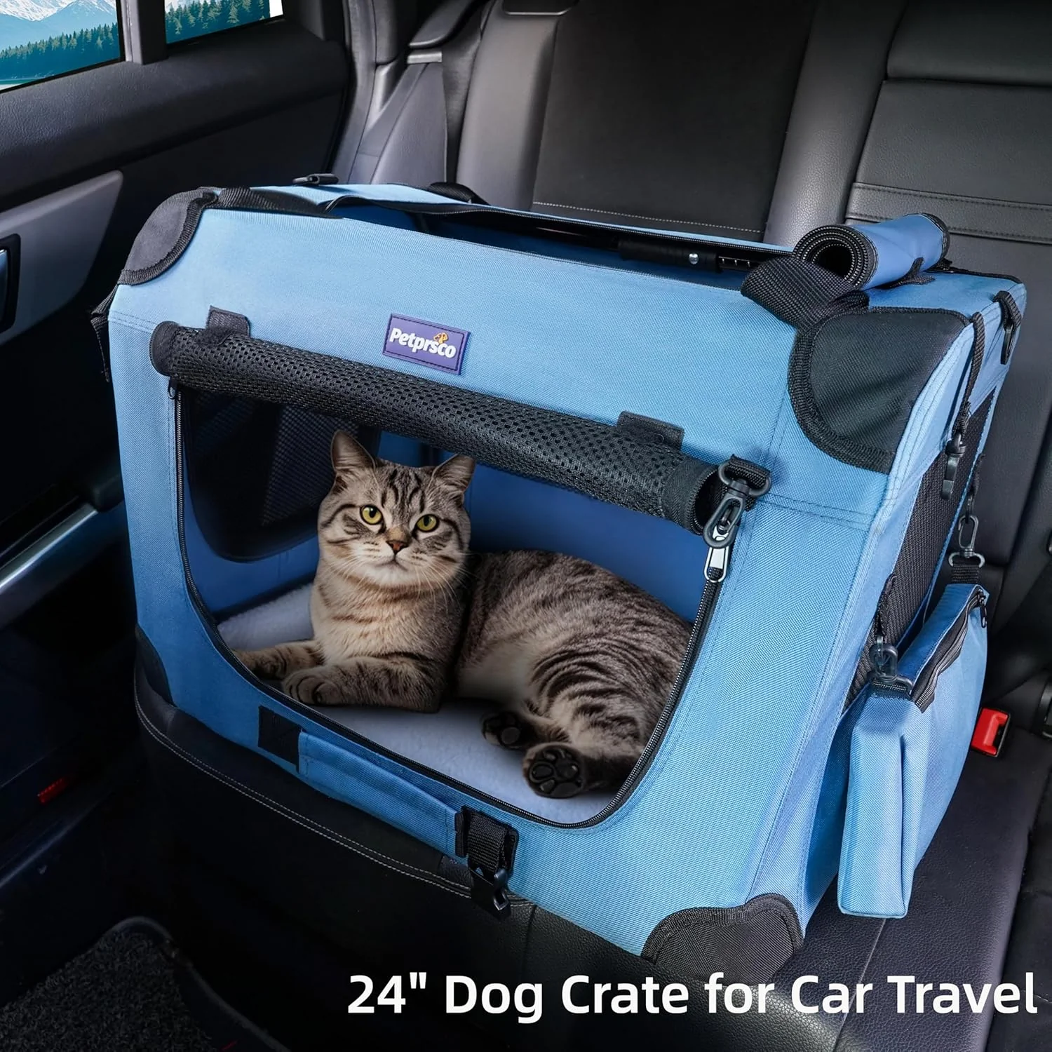 Portable Collapsible Dog Crate & Travel-Friendly Pet Carrier - Image 6