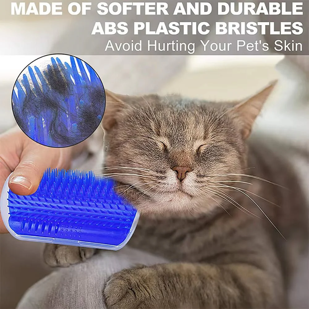 Self-Grooming Cat Corner Brush & Massage Station - Image 6