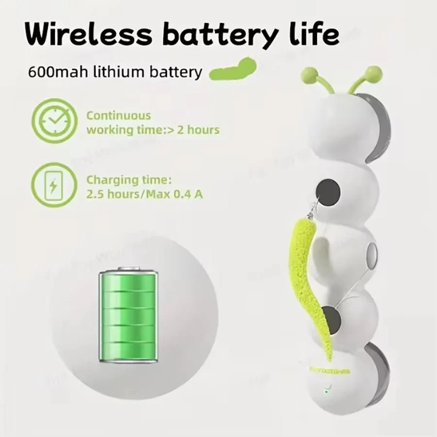 Smart Interactive Caterpillar Cat Toy for Indoor Cats - Image 4