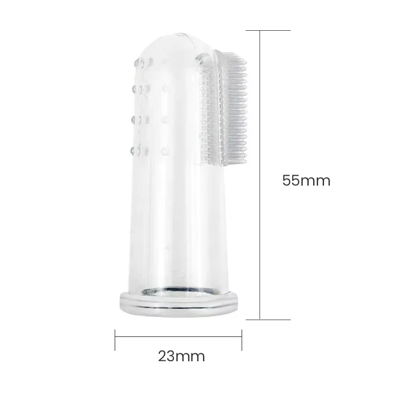 Soft Silicone Pet Finger Toothbrush for Dogs & Cats - Image 3