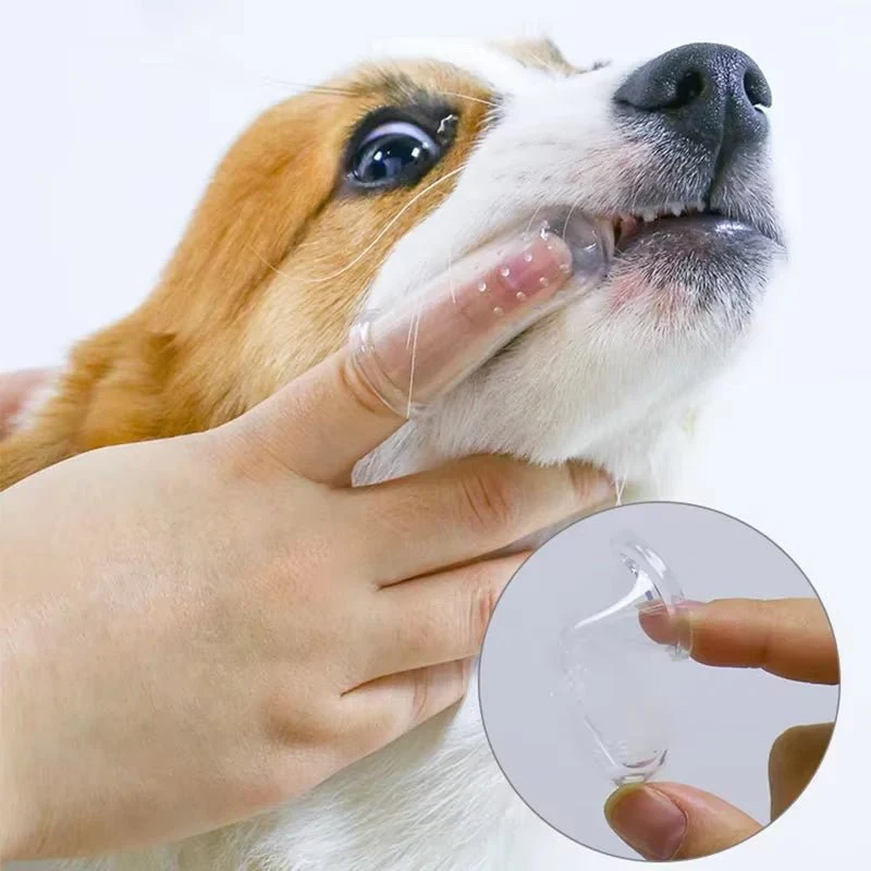 Soft Silicone Pet Finger Toothbrush for Dogs & Cats - Image 5