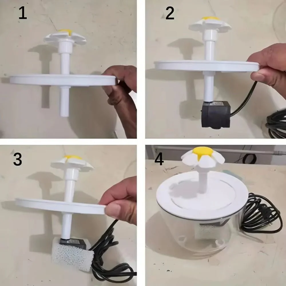 USB-powered Cat and Dog Water Fountain - Image 6