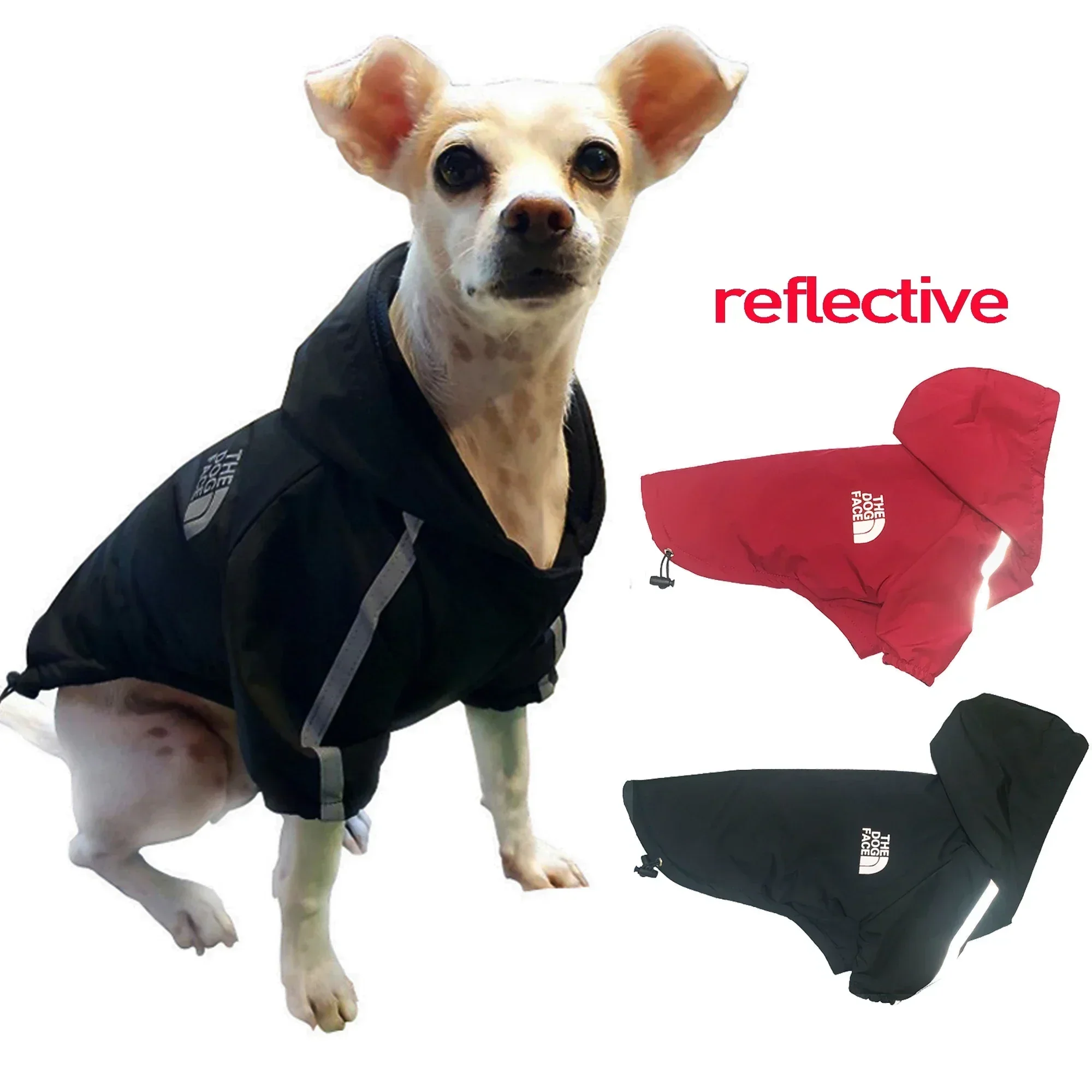 Warm Cotton Hooded Dog Jacket for Small Breeds & Puppies - Image 3